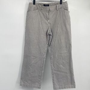 Ideology Striped Wide Legged Ankle Pants Size 10